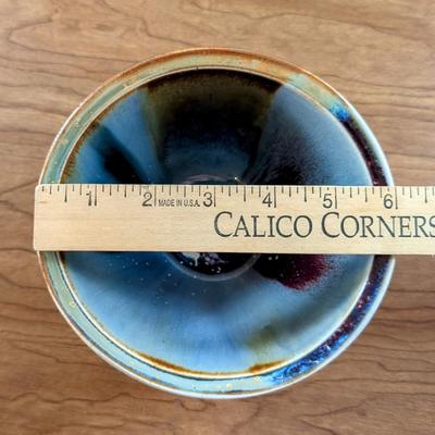 LOT 53K: Pottery Berry Colander With Glazed Berry Serving Bowl