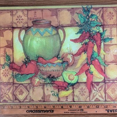 LOT 59K: Collection Of Kitchen Accessories, 1 Butcher Block Of Knives, Cutting Boards Of Varied Sizes And Materials, And An Electric...