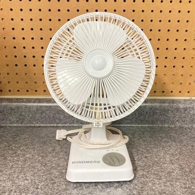 LOT 61U: Three Table / Desk Fans - Windmere and Climate Keeper