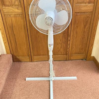 LOT 62U: Pair of Standing Portable Fans - SMC (Shell Electric) Model Sf-16 and Climate Keeper Model FS40-8JC