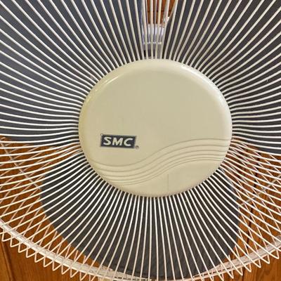 LOT 62U: Pair of Standing Portable Fans - SMC (Shell Electric) Model Sf-16 and Climate Keeper Model FS40-8JC