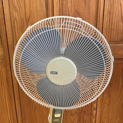LOT 62U: Pair of Standing Portable Fans - SMC (Shell Electric) Model Sf-16 and Climate Keeper Model FS40-8JC