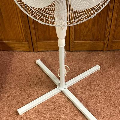 LOT 62U: Pair of Standing Portable Fans - SMC (Shell Electric) Model Sf-16 and Climate Keeper Model FS40-8JC