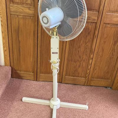 LOT 62U: Pair of Standing Portable Fans - SMC (Shell Electric) Model Sf-16 and Climate Keeper Model FS40-8JC