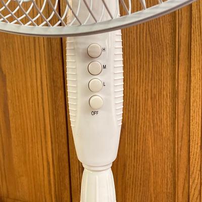 LOT 62U: Pair of Standing Portable Fans - SMC (Shell Electric) Model Sf-16 and Climate Keeper Model FS40-8JC