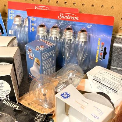 LOT 64U: Large Light Bulb Collection and Light Bulb Changer Pole