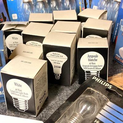 LOT 64U: Large Light Bulb Collection and Light Bulb Changer Pole