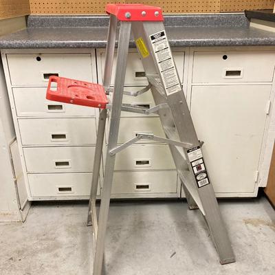 LOT 65U: Davidson 4 Foot Folding Ladder and Cosco Folding Step Stool