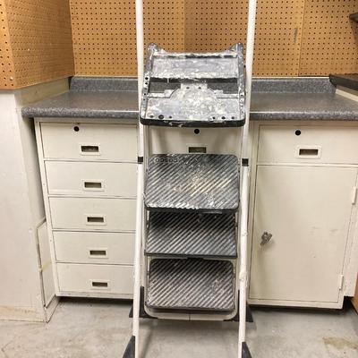 LOT 65U: Davidson 4 Foot Folding Ladder and Cosco Folding Step Stool