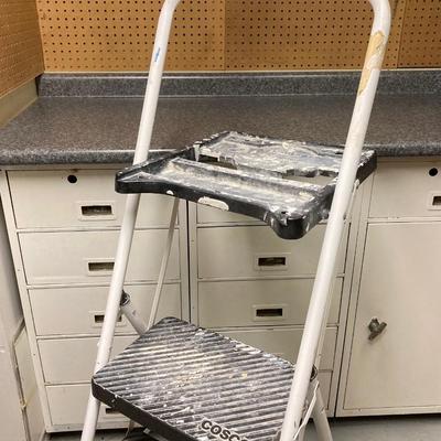 LOT 65U: Davidson 4 Foot Folding Ladder and Cosco Folding Step Stool