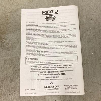 LOT 66U: Ridgid Stor N Go Vacuum Model WD5500 0, Eureka Powerline Mightymite Vacuum Model 3673 and Vacuum Bags