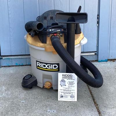 LOT 70G: Ridgid Wet / Dry Vacuum Model WD 12450