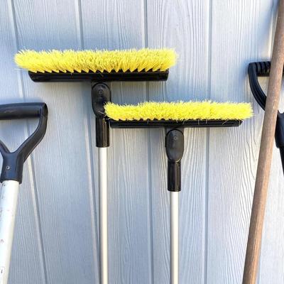LOT 72G: Collection of Shovels and Brooms