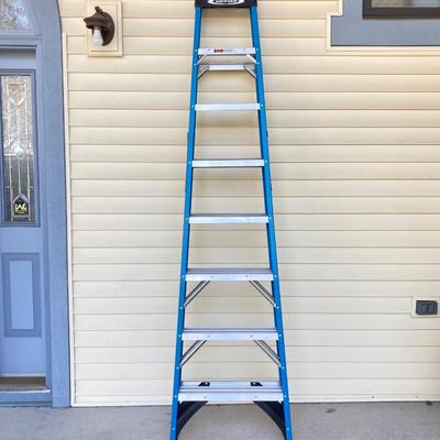 LOT 73G: Werner 8 Foot Folding Step Ladder