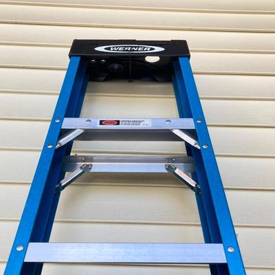 LOT 73G: Werner 8 Foot Folding Step Ladder