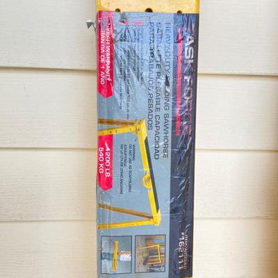 LOT 75G: Pair of Task Force Metal Heavy Duty Sawhorses