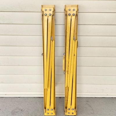LOT 75G: Pair of Task Force Metal Heavy Duty Sawhorses