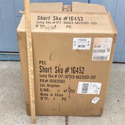 LOT 77G: Ceramic 3-Bowl Floor Fountain in Original Box (NOS)