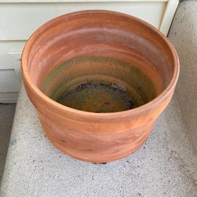 LOT 80G: Three Terra Cotta Planters