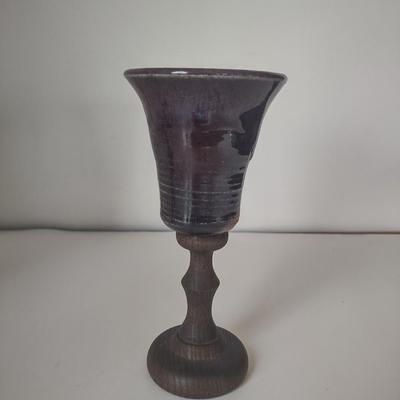 LOT 106K: Ceramic Pottery Goblets