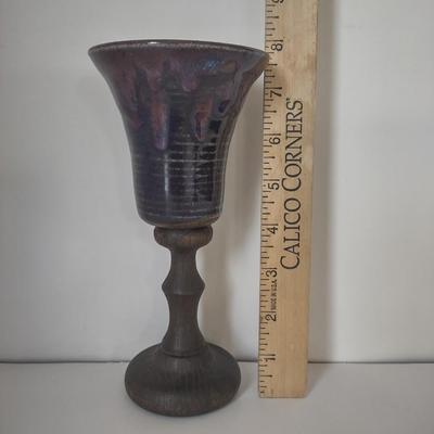 LOT 106K: Ceramic Pottery Goblets
