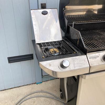 LOT 126G: Char-broil Commercial Series Outdoor Gas Grill with Accessories