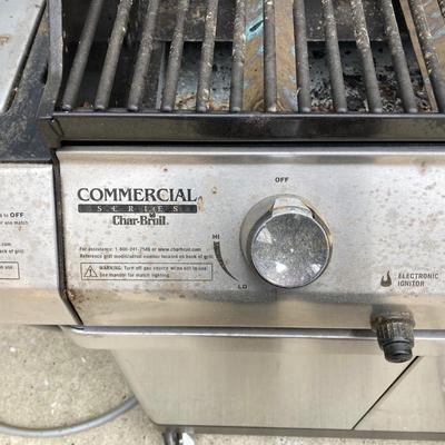 LOT 126G: Char-broil Commercial Series Outdoor Gas Grill with Accessories