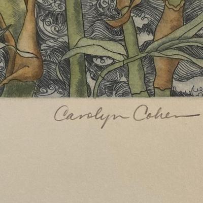LOT 129X: Signed and Numbered Wall Art - "Bamboo Stream" 7/100 by Artist Carolyn Cohen