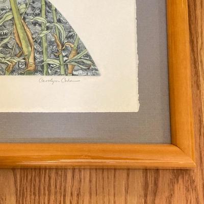 LOT 129X: Signed and Numbered Wall Art - "Bamboo Stream" 7/100 by Artist Carolyn Cohen