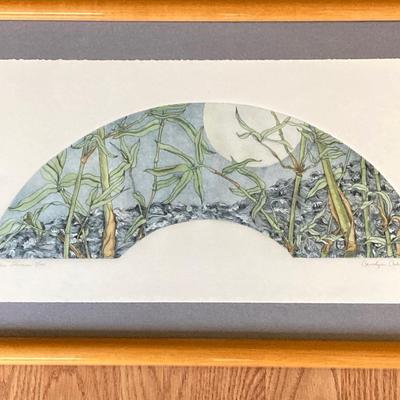 LOT 129X: Signed and Numbered Wall Art - "Bamboo Stream" 7/100 by Artist Carolyn Cohen