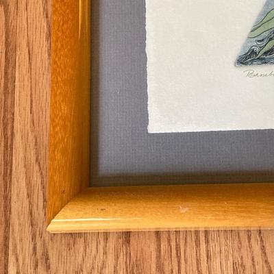 LOT 129X: Signed and Numbered Wall Art - "Bamboo Stream" 7/100 by Artist Carolyn Cohen