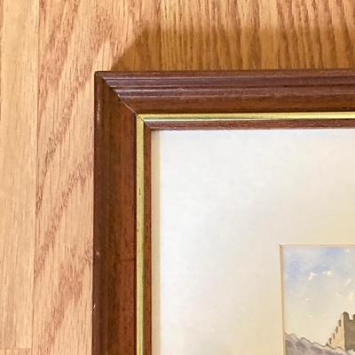 LOT 130X: Framed and Signed Painting by Artist Rui Pinheiro - "OBidos"