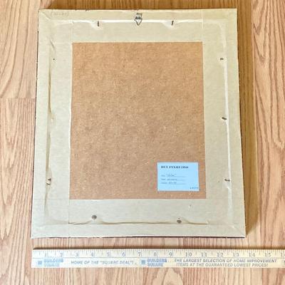 LOT 130X: Framed and Signed Painting by Artist Rui Pinheiro - "OBidos"