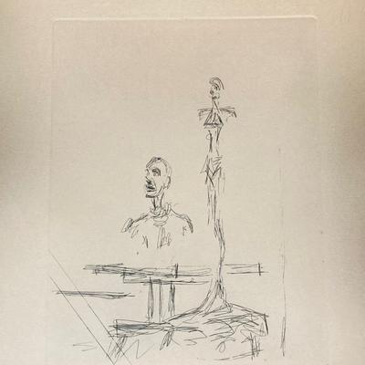 LOT 132X: "The Search" by Alberto Giacometti Work of Art with Authentication