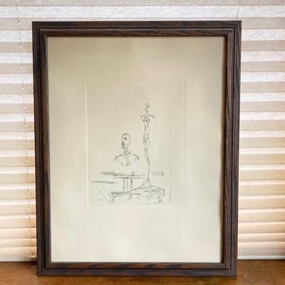 LOT 132X: "The Search" by Alberto Giacometti Work of Art with Authentication