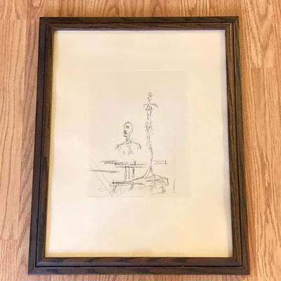 LOT 132X: "The Search" by Alberto Giacometti Work of Art with Authentication