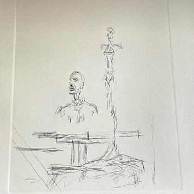LOT 132X: "The Search" by Alberto Giacometti Work of Art with Authentication