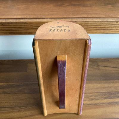 LOT 135X: Collection of Decorative Gourds, Boho Flat Baskets, Wall Art and Kakadu Hand Painted Wooden Scoop