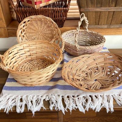 LOT 136X: Large Collection of Decorative Baskets - Harry & David and More