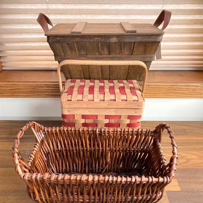 LOT 136X: Large Collection of Decorative Baskets - Harry & David and More