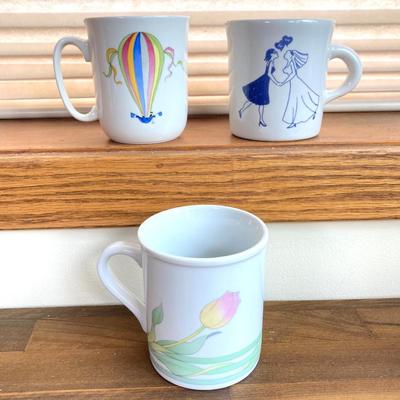 LOT 138X: Pottery Vases and Mugs (Villeroy & Boch, Toscany and Jason Oranzo Fishs Eddy)