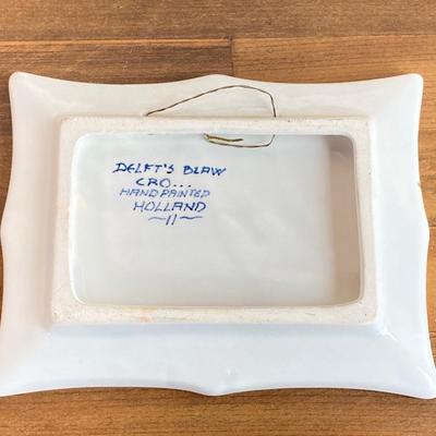 LOT 140X: Hand Painted Blue and White Decor - Delft's Blauw Made in Holland Trinket Boxes, Wall Art and More