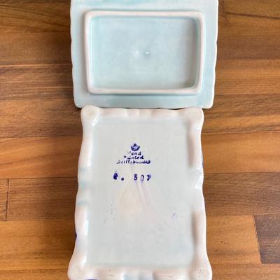 LOT 140X: Hand Painted Blue and White Decor - Delft's Blauw Made in Holland Trinket Boxes, Wall Art and More