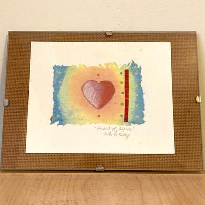 LOT 161X: Pride Collection - "Heart of Mine" Signed Artwork, Para-Lite Paramount Flag Co Outdoor Flag, 3 Towel Set, Stinson...