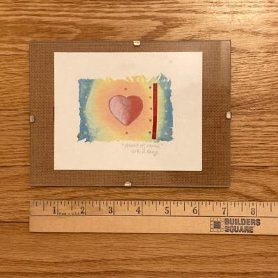 LOT 161X: Pride Collection - "Heart of Mine" Signed Artwork, Para-Lite Paramount Flag Co Outdoor Flag, 3 Towel Set, Stinson...