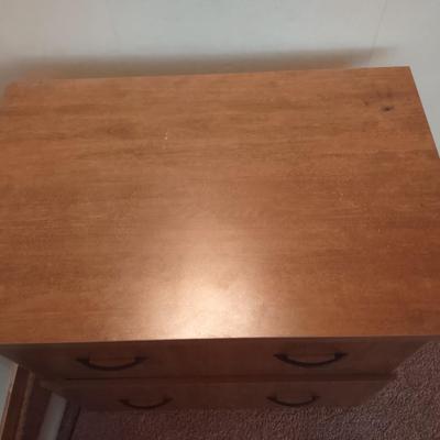 LOT 171B: Wood Filing Cabinet w/ Keys