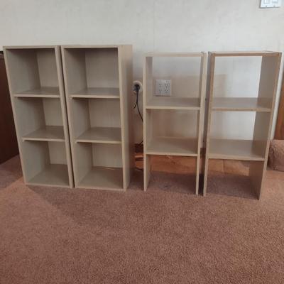 LOT: Wooden Standing Bookcases (4)