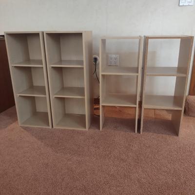 LOT: Wooden Standing Bookcases (4)