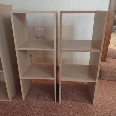 LOT: Wooden Standing Bookcases (4)