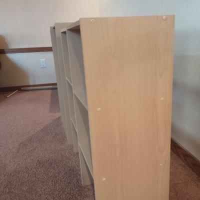 LOT: Wooden Standing Bookcases (4)